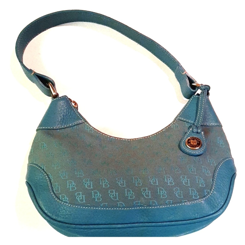 DOONEY  & BOURKE SIGNATURE DB JACQUARD HOBO BAG